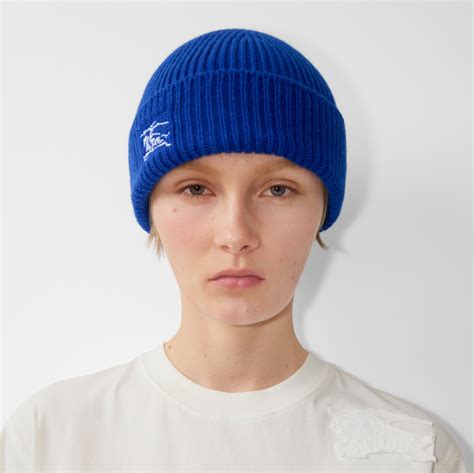 burberry cashmere ribbed beanie